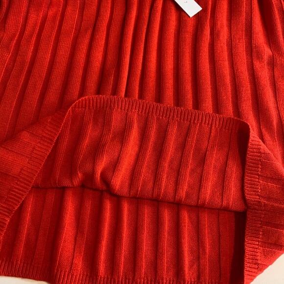 Sanctuary Sweater Womens M Medium Tomato Lillith Wool Blend Crew Neck Pullover - Picture 10 of 13